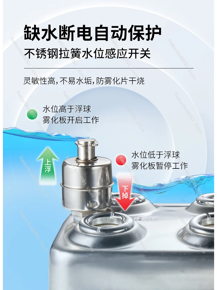 Atomization Plate Ten Head Ultrasonic Atomization Head Stainless Steel IndustrialHumidifier Parts Heavy Fog 10 Head Spray Module