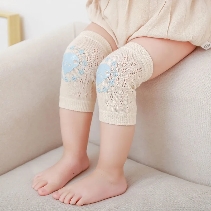 

Children's Knee Pads Summer New Breathable Mesh Thin Section Non-slip Crawling Knee Pads Baby Toddler Crawling Knee Pads