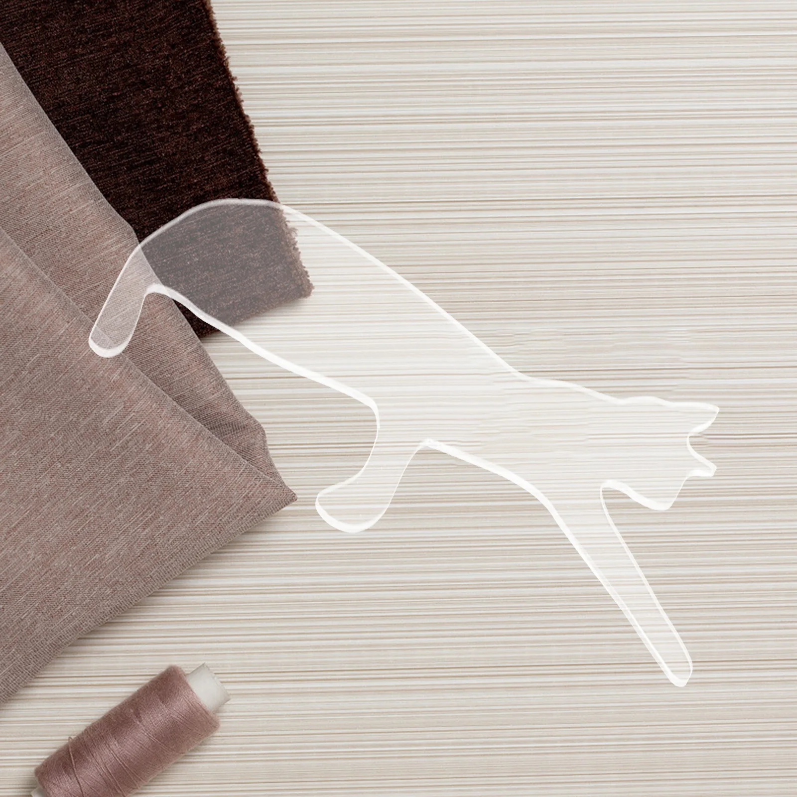 1 مجموعة من قوالب القط حاكم على شكل قوالب اللحف مساطر قطع الاكريليك DIY بها بنفسك خليط الخياطة الحرف زهرة نمط