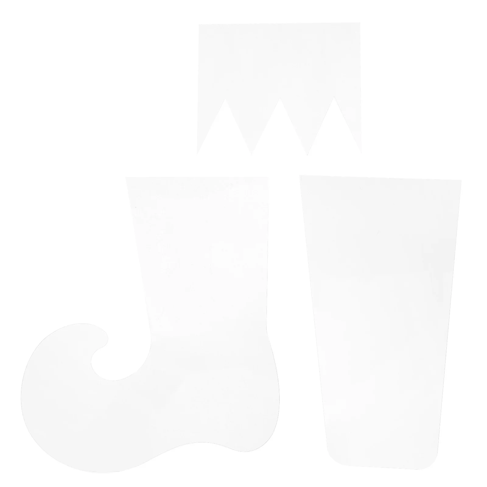 

3Pcs Christmas Stocking Template Acrylic DIY Quilting Stencil for Sewing Patchwork Crafts Festive Decorations Patchwork Template
