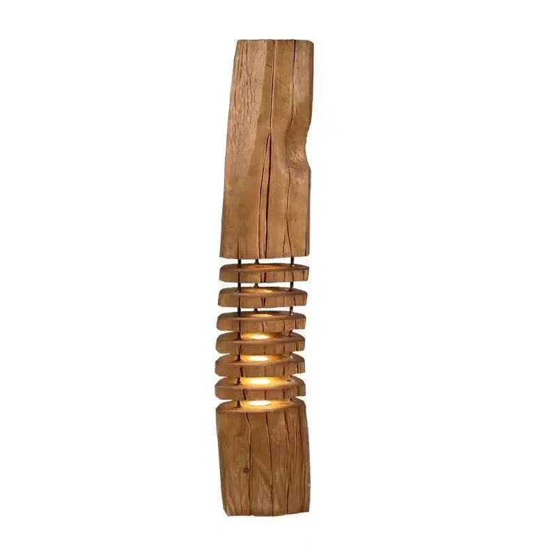 Wood carving art decoration lamp New home soft decoration with ambient lighting