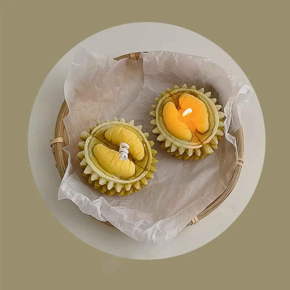 Relaxing Birthday Gift INS Photo Prop Candles Food Shape Candles Home Decoration Fruits Scented