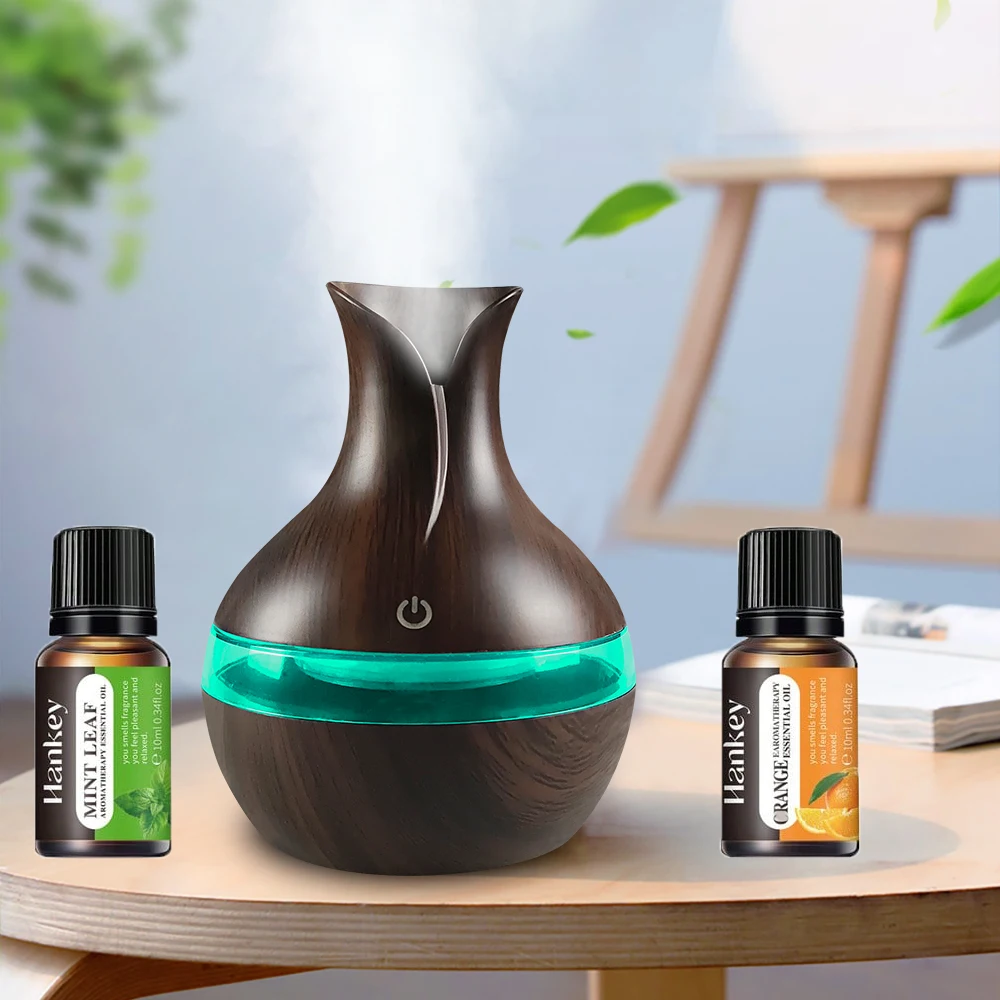

New Mini Touch Humidifier 300ml USB Diffuser with 2 Oil, Perfect for Travel and Small Spaces