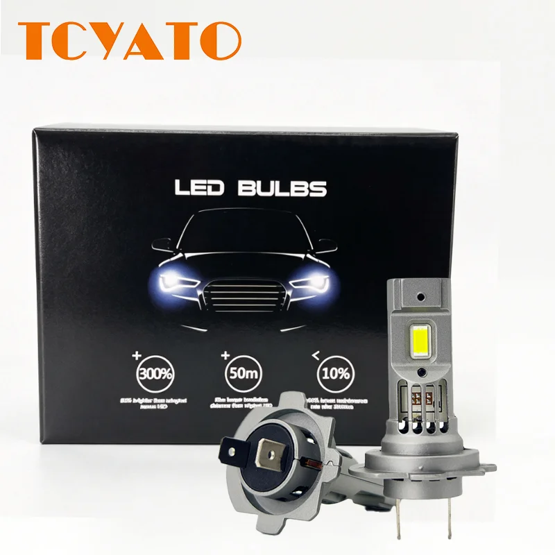 TCYATO's new automotive led headlight H79006H4 mini model features a compact through-hole high-brightness white light