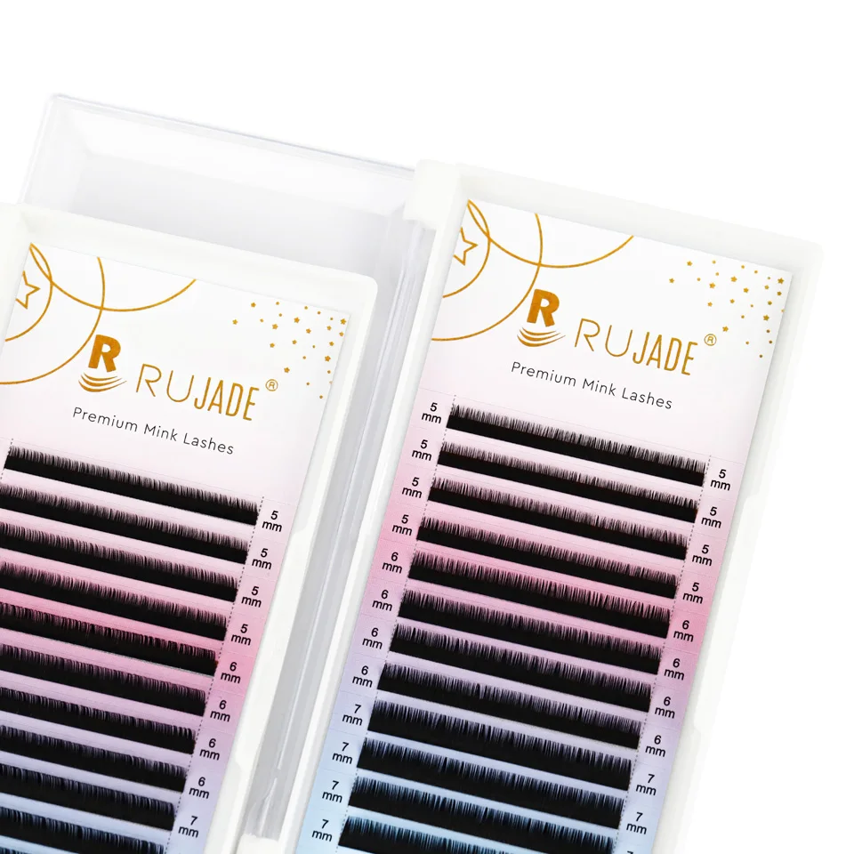 5mm 6mm 7mm Lower Lashes Bottom Eye Lashes Under Eyelash Extensions 0.05-0.20 Short Length Grafting Eyelashes Maquillaje Cilia