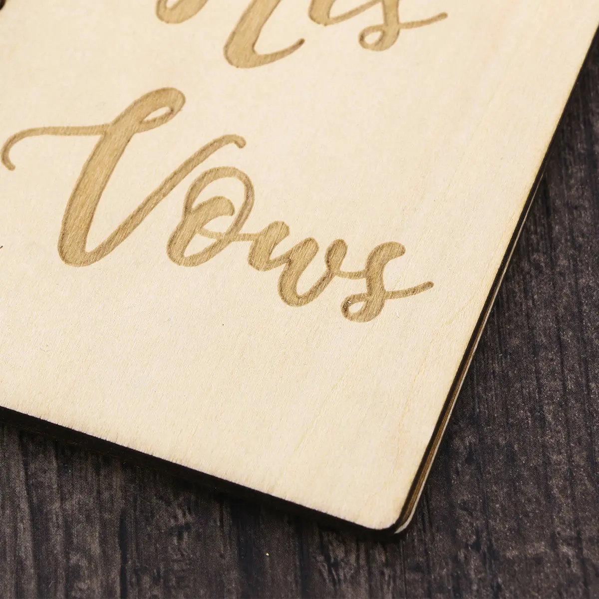 

2Pcs Rustic Wedding Vow Books Brown Kraft Paper His Her Vows Notebook Engagement Wedding Keepsake Journal His and Her Vow Books