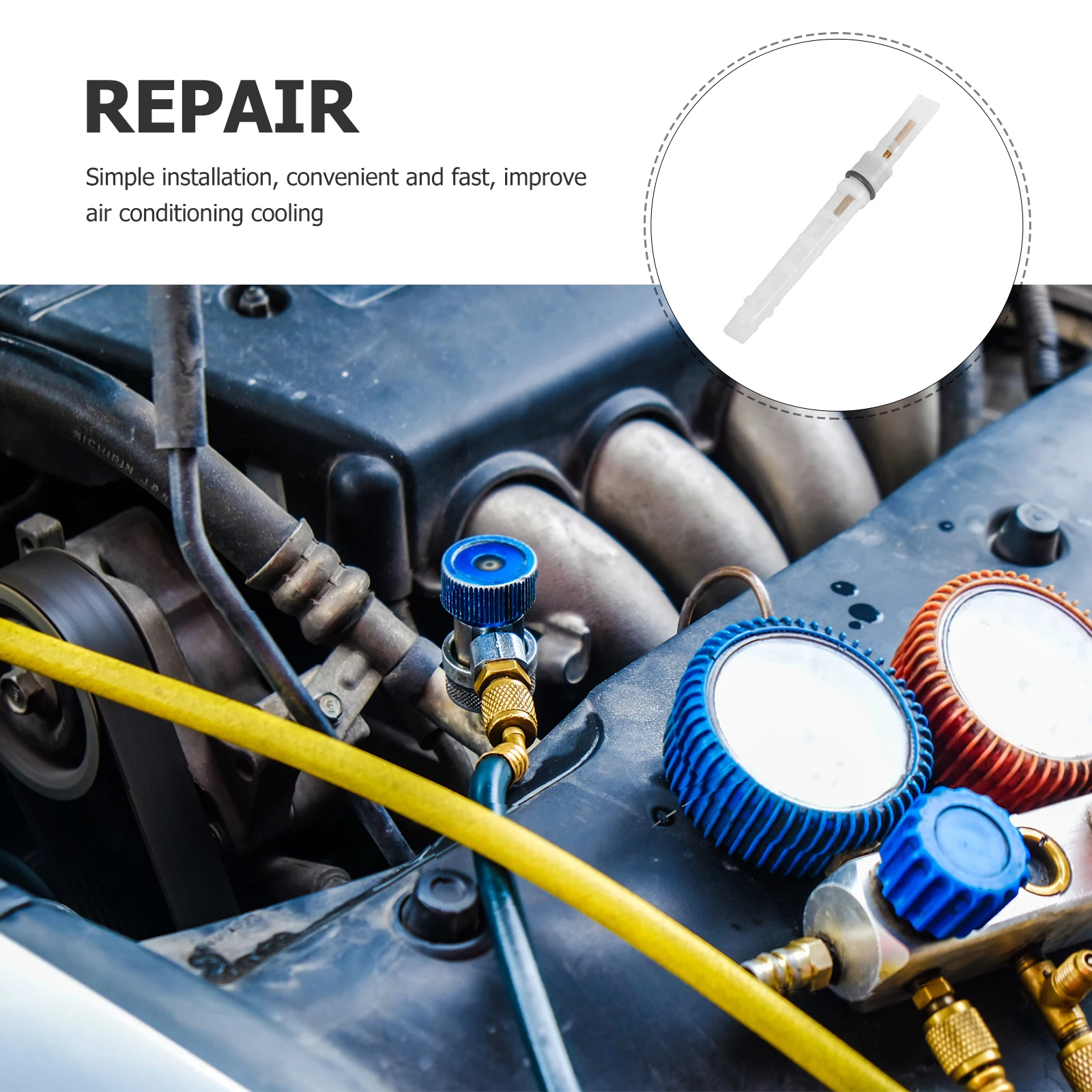 

Air Conditioning Expansion Valve Throttle Car Replacement Part Plastic Compatible Precise Control Cooling
