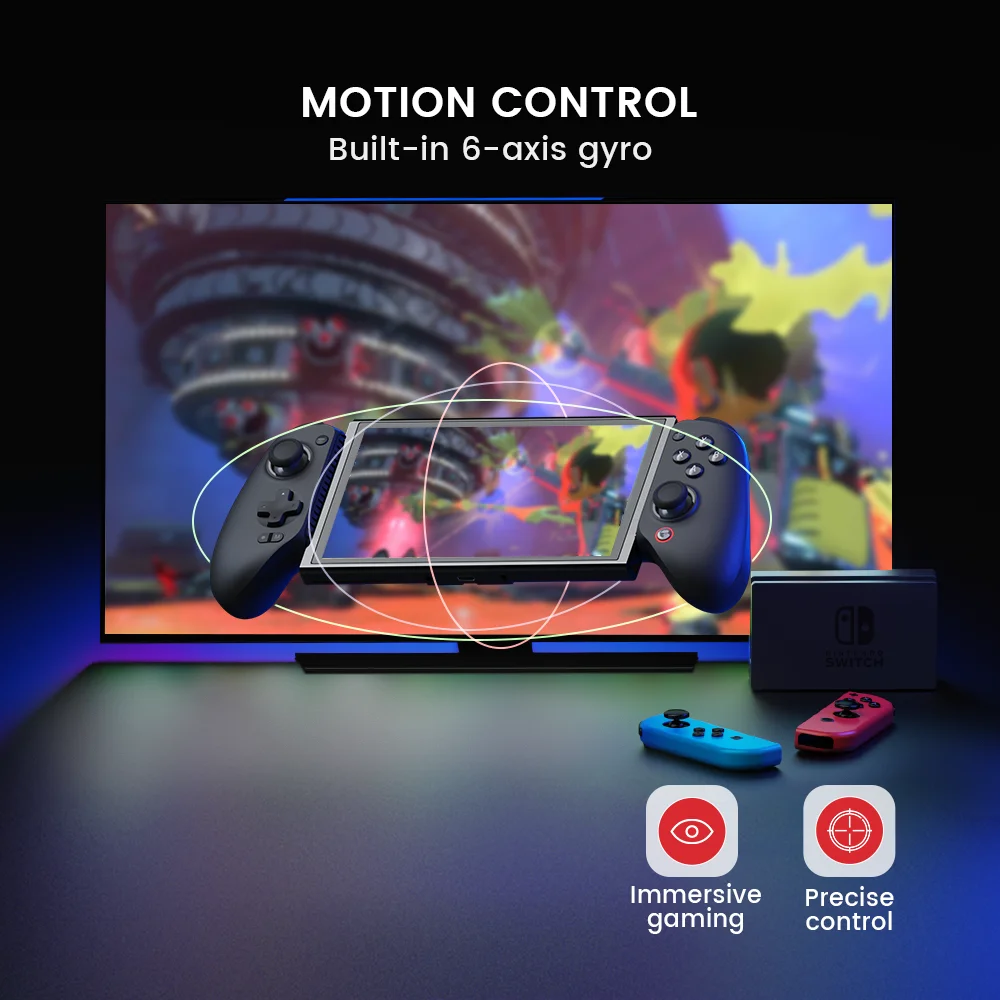 GameSir-Gamepad G8 Plus con Bluetooth, controlador de juegos con efecto Hall para Nintendo Switch, teléfono Android, tabletas, iPhone, iPad, PC