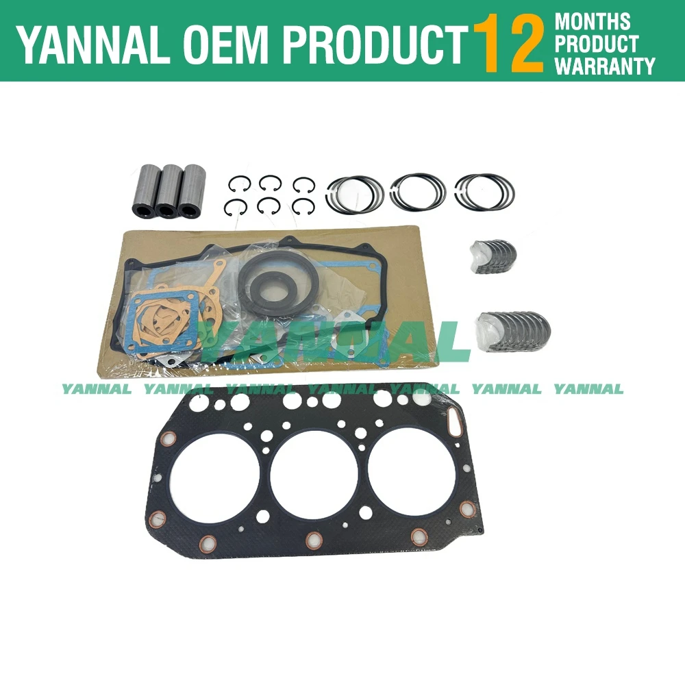 Kit de anillos de revisión S4S S4SD para piezas de reparación de motor Mitsubishi F18B F18C