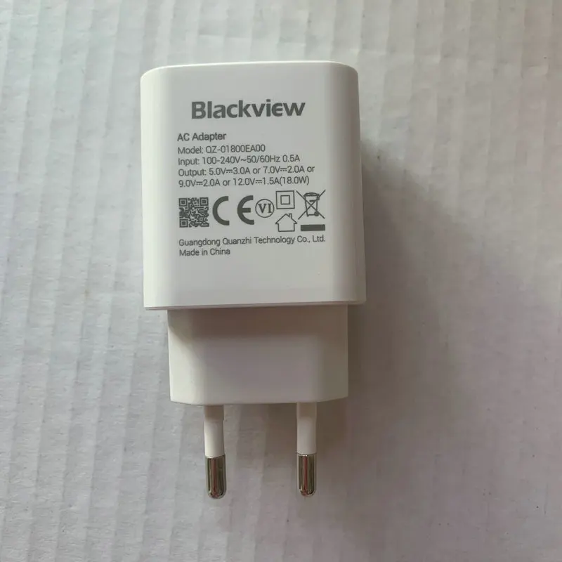 Power Adapter For Original Blackview BV9700 Pro BV9600 BV6800 BV9000 BV9800 P6000 Pro EU Travel Charger Plug USB Type C Cable