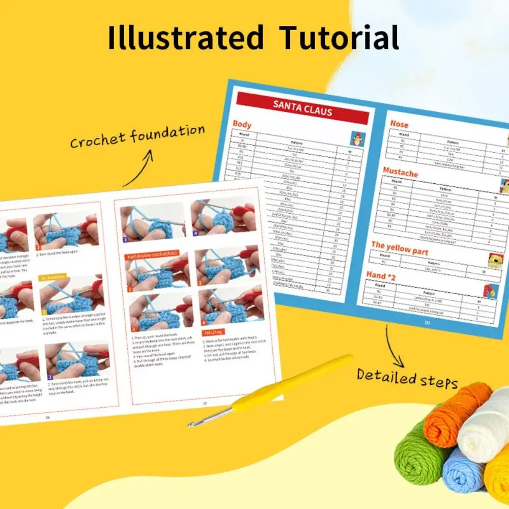 Beginner Crochet Starter Kit Handmade Chick DIY Crochet Animal Kit Octopus With Video Tutorials Crocheting Knitting Kit