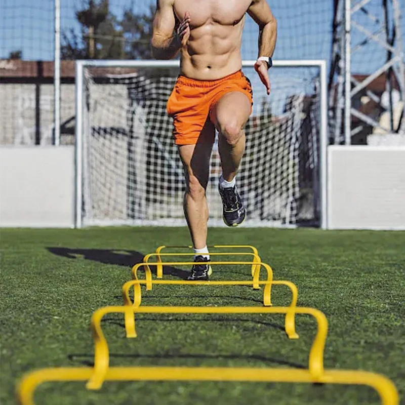 5 عبوات من معدات تدريب سرعة الرشاقة الصغيرة المسطحة على شكل حرف U، أداة تدريب اللياقة البدنية، أداة العارضة