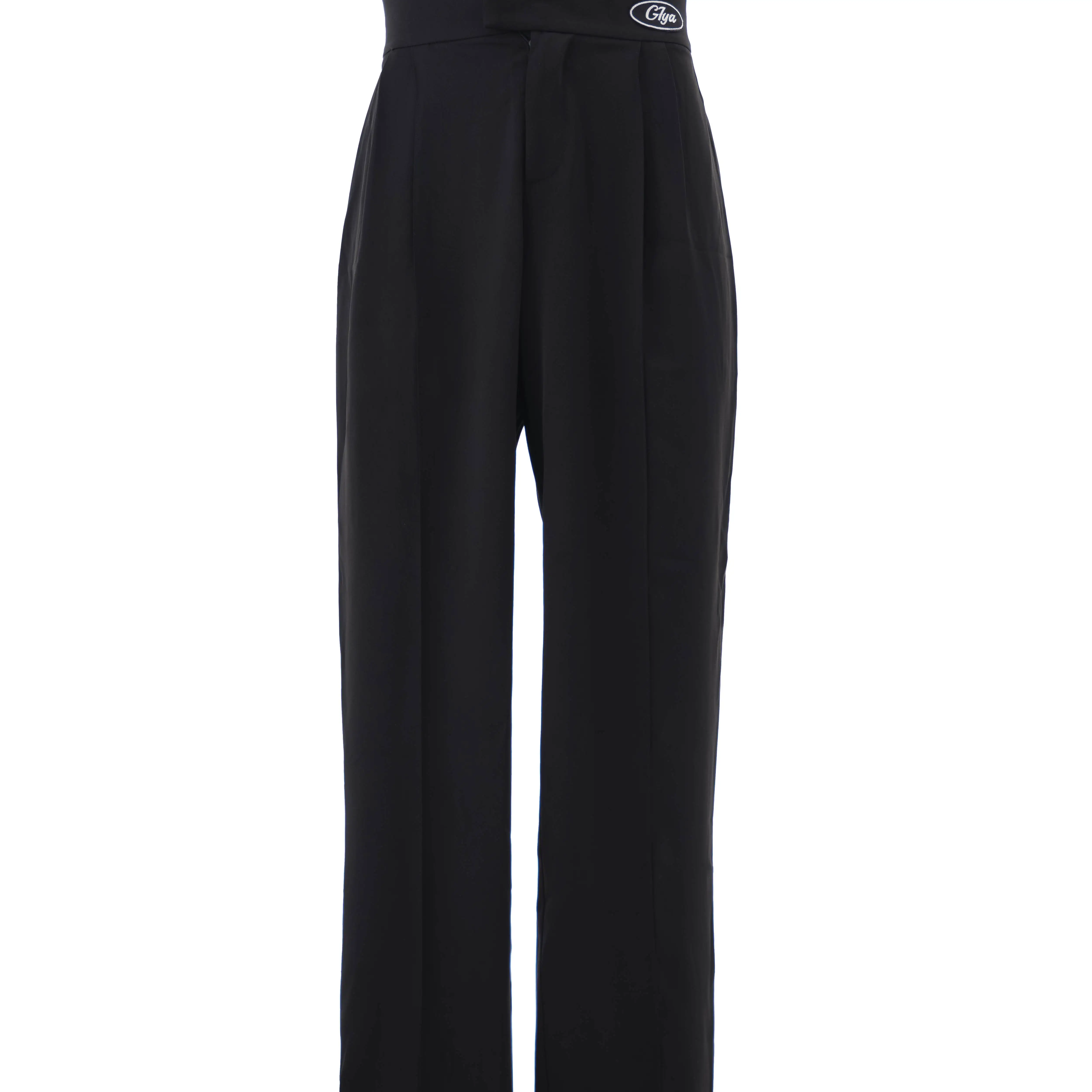 2025 New Latin Dance Pants For Men Chacha Rumba Tango Adult Male Performance Stage Costumes Modern Dance Practice Pants DQS20044