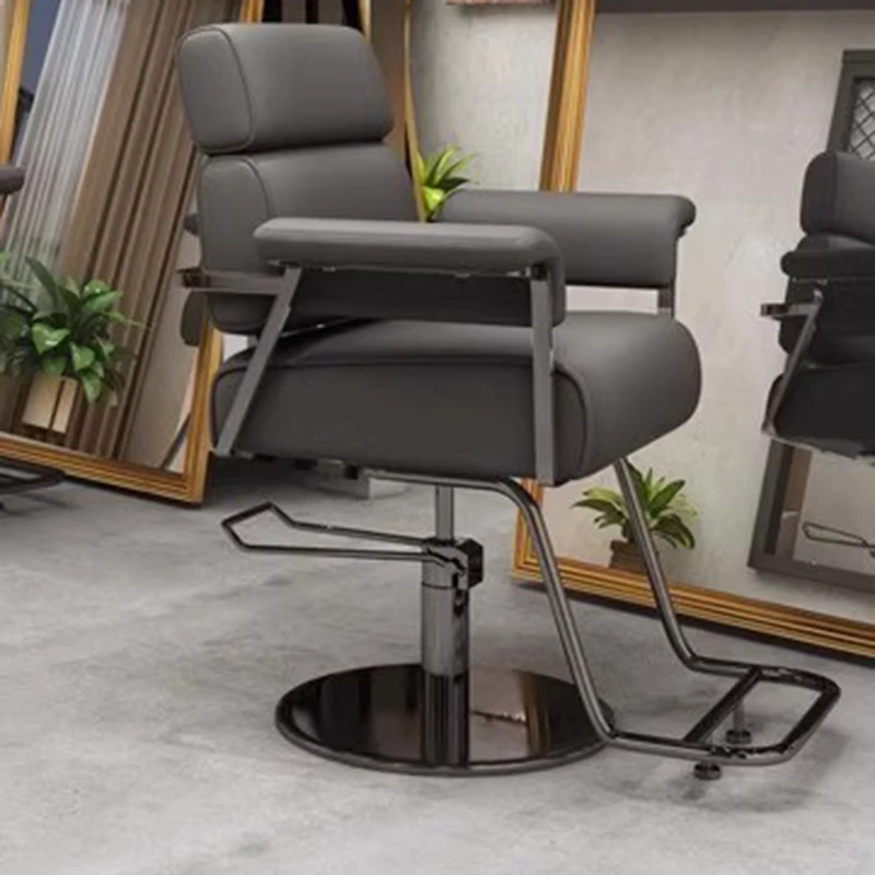 

Hair Salon Barber Chair Exclusive Internet Trendy Cutting Dyeing Chairs Ironing Adjustable Cadeira Gamer Equipment Furniture