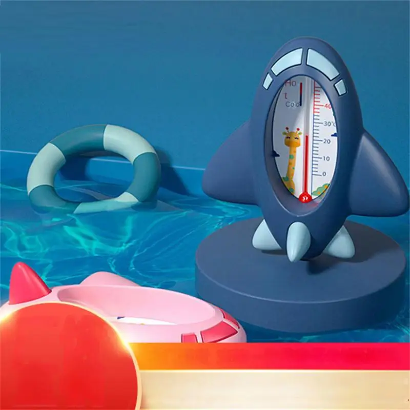 Water Thermometers Rocket Floating Baby Safe Newborn Shower Products Bath Toys Creative Scientific Bathroom Products