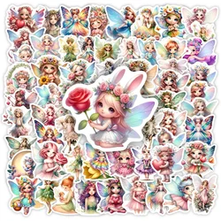 Cute Cartoon Elf Fairies Angels Stickers Kawaii DIY Gift Kids Toy Decal for Laptop Phone Luggage Bottles Decorative Waterproof