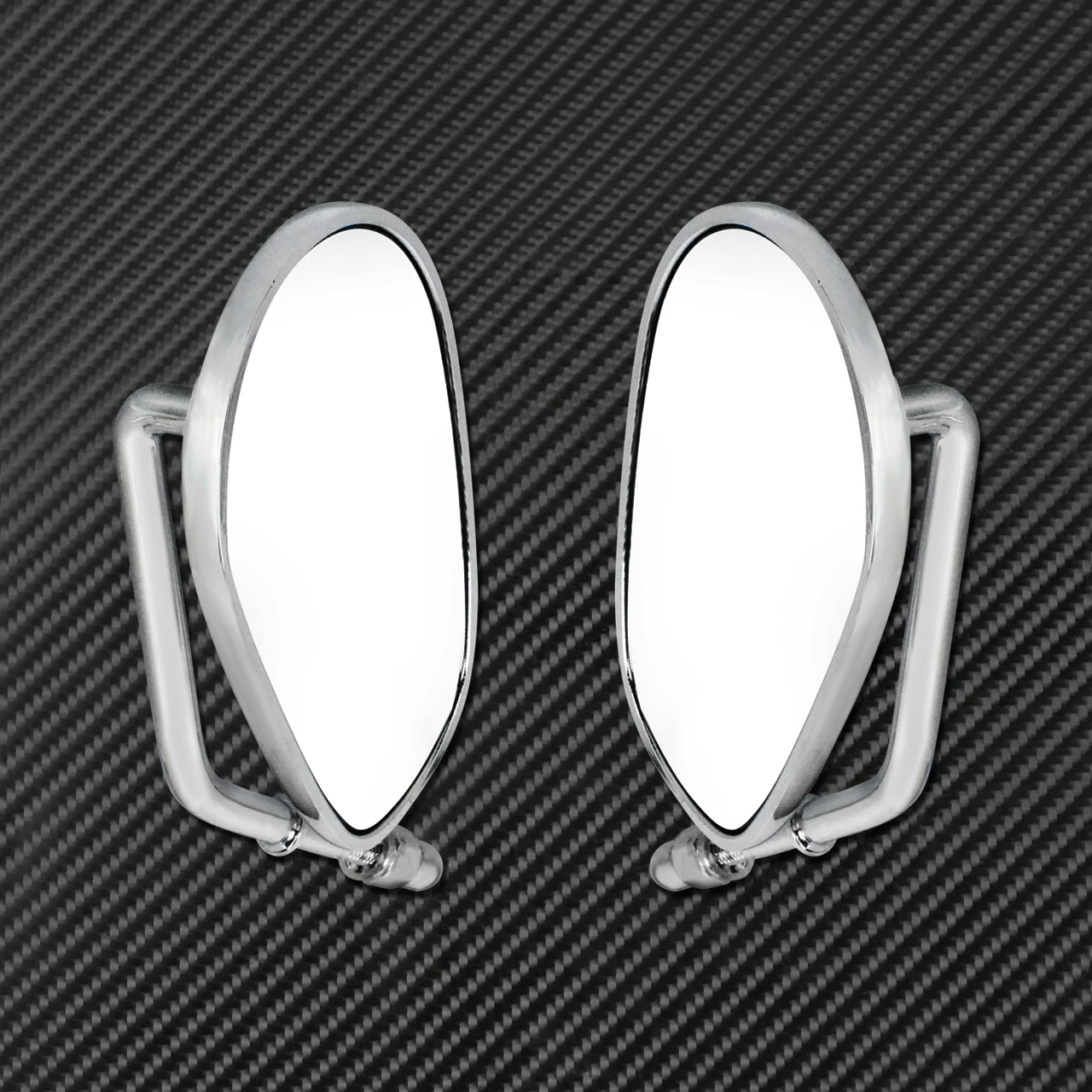 Motorcycle Rear View Side Mirror Chrome For Harley Touring Road King Softail Dyna Sportster XL 883 48 Street Bob Chopper Custom