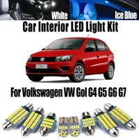 Canbus Vehicle LED Interior Dome Trunk License Plate Light Kit For Volkswagen VW Gol G4 G5 G6 G7 Car Reading Bulb Accessories