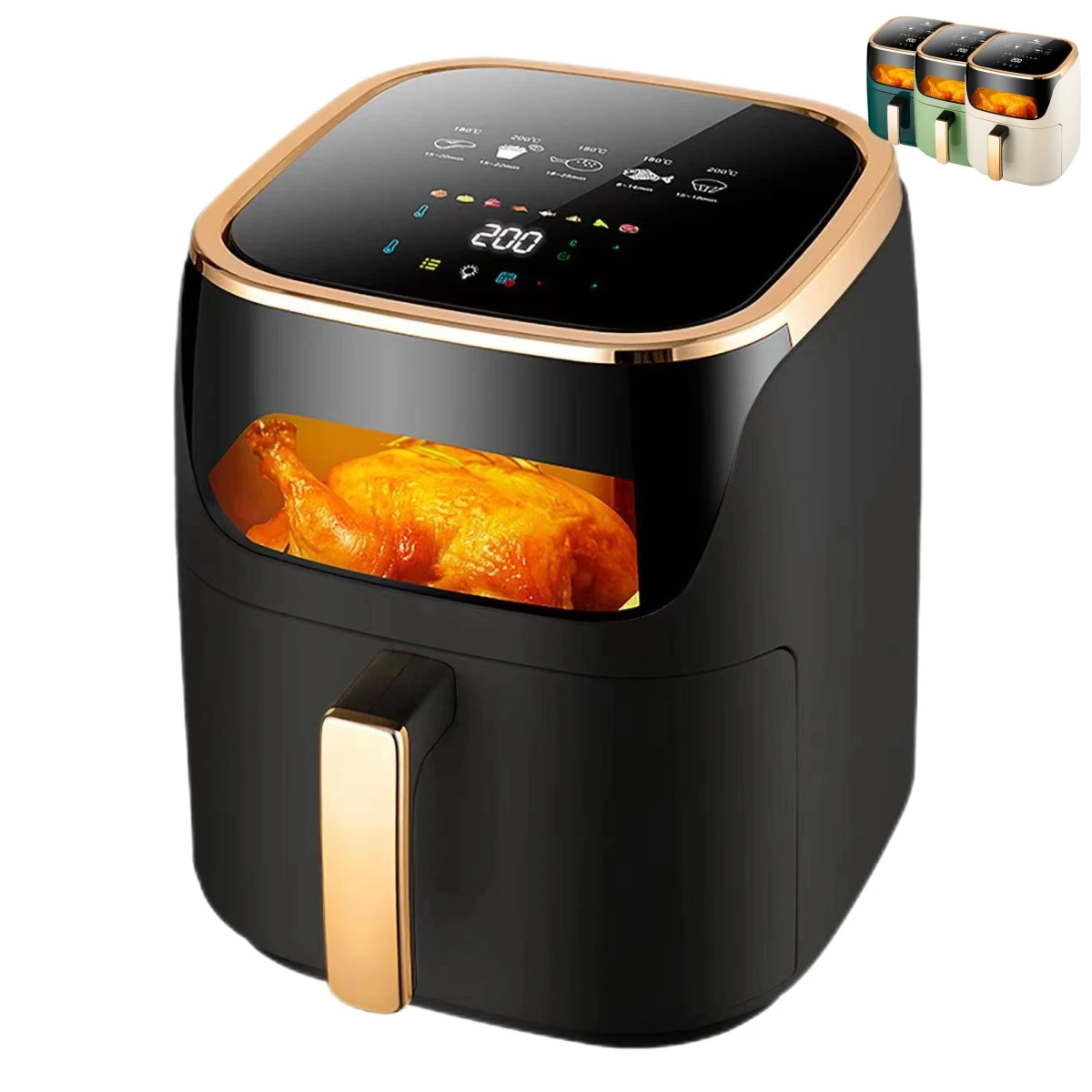 

For Sample 8L 9L 10L touch screen moldes para aire fryer pan air fryer 9270 air fryer