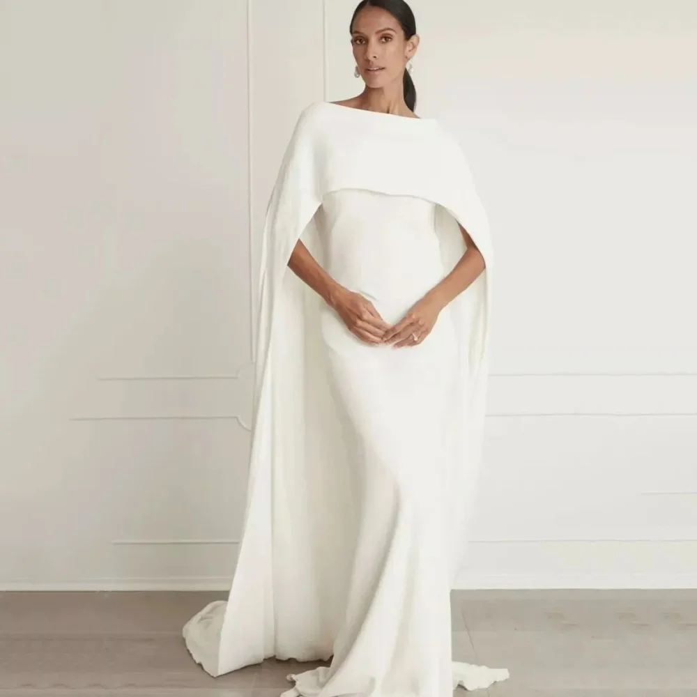 أنيقة بسيطة مخصصة فساتين السهرة الجديدة س الرقبة حورية البحر الشيفون حزب أثواب تدفق مساء اللباس Fساتين Shrase