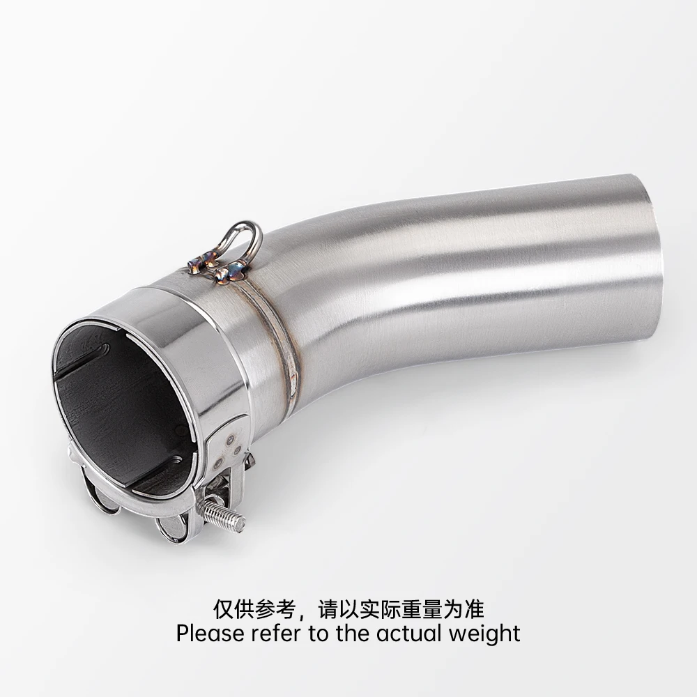 

FOR Kawasaki Ninja ZX4R ZX4RR 2023-2025 Slip-On 51mm Exhaust Muffler Connecting Mid Section Manifold