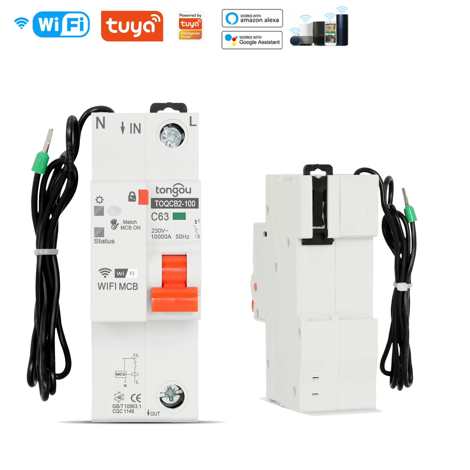

Беспроводная Автоматическая схема измерения Wi-Fi 63A 1P