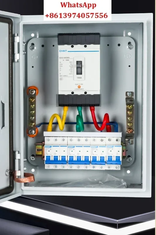 Distribution box construction site three-phase four wire low-voltage power three-level complete electrical control box