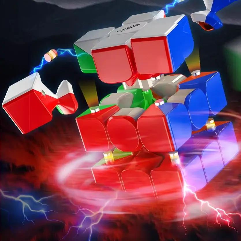 QiYi Warrior M 3x3x3 Magic Cube 3x3 Magnetic Speed Cube Cubo Magico Magic Cubo Professional Speed Puzzle Competition