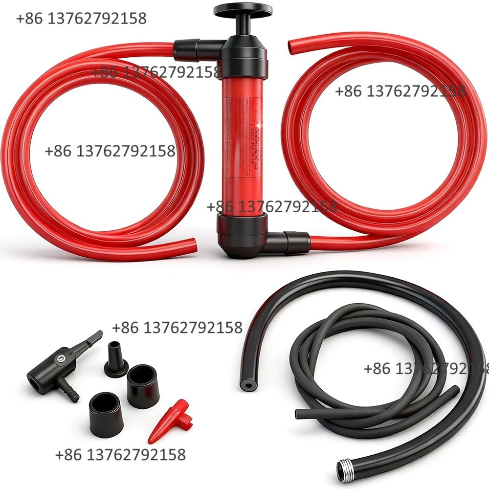 Multi Purpose Manual Siphon Oil Pump Kit Efficient Reliable Hand Liquid Transfer Pump For Engine Oil Water Various Liquids