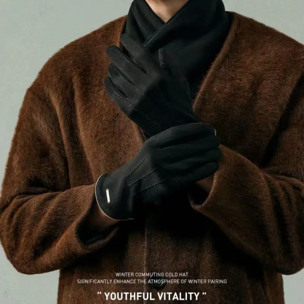 New Touchable Screen Winter Gloves Warm Full Finger Touch Screen Gloves Full Finger Gloves Cycling Driving