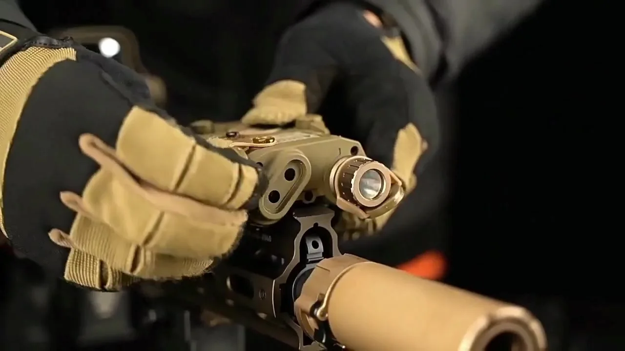 Airsoft PEQ-15 EX-022 красный зеленый лазерный индикатор луча