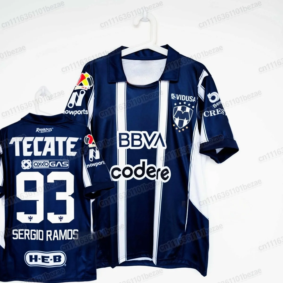 Neu eingetroffen: Rayados Monterrey Fußballtrikot für Herren, atmungsaktives Sport-T-Shirt für den Alltag, modisches Oberteil, Familien-Partnerlook. – Detail 4