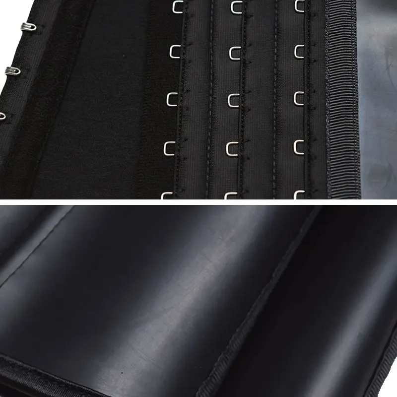 8.66 インチショートトルソーラテックスウエストトレーナーコルセット 9 鋼骨シェイプウェアボディシェイパー女性コルセット痩身ベルトウエストシェイパー