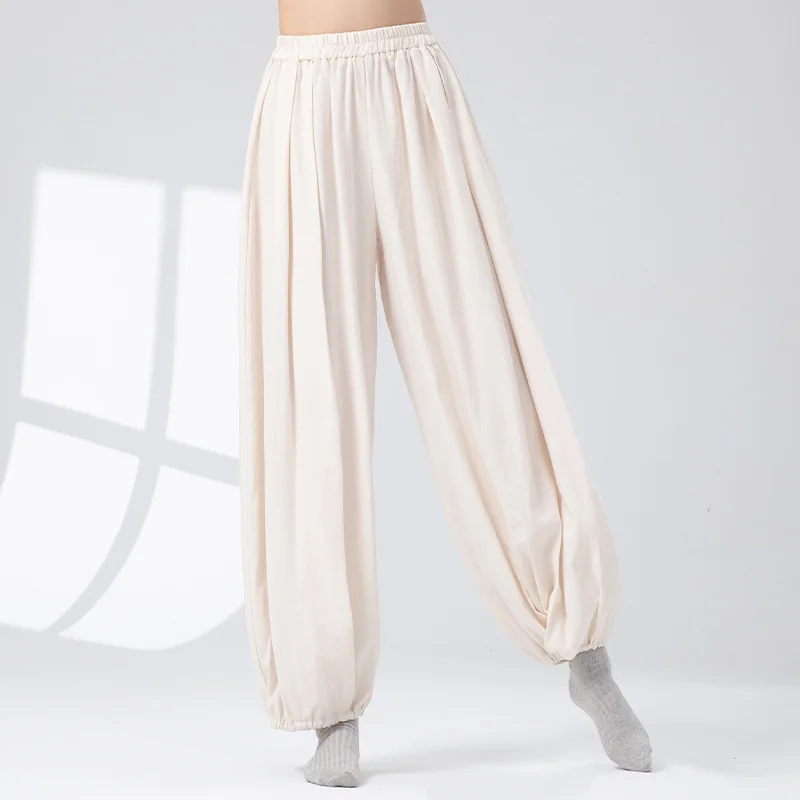 Fusion Dance Harem Pants High Waist Loose Zen Clothing Modern Dancer Practice Trousers Bohemian Beach Hippie Lounge Loose Fit