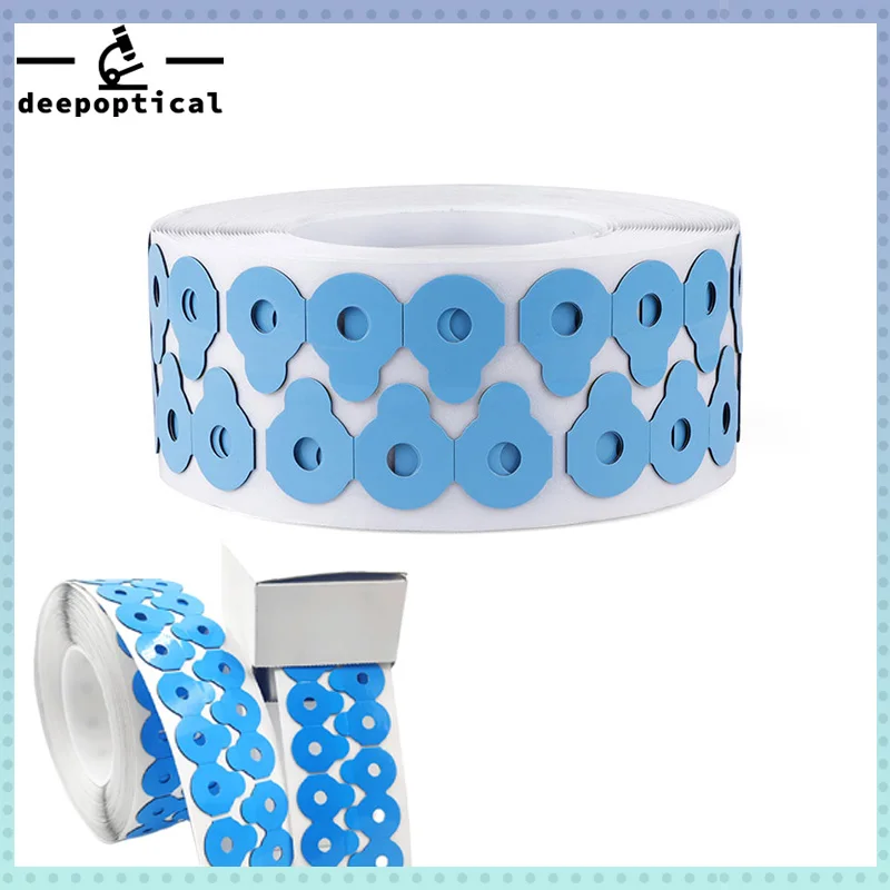 

1000pcs Optical Lens Edging Adhesive Blocking Pad Lens Edger Accessories Optical Eyeglass Lens Edging AntiSlip Blocking Pad Tape