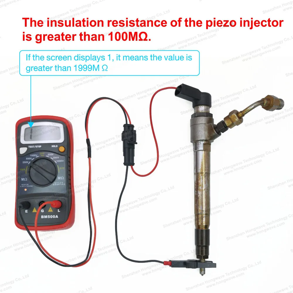 Diesel Common Rail Piezo Injectors Tester LCD Digital Insulation Resistance Tester Meter Electronic Megohmmeter Voltmeter 1000V