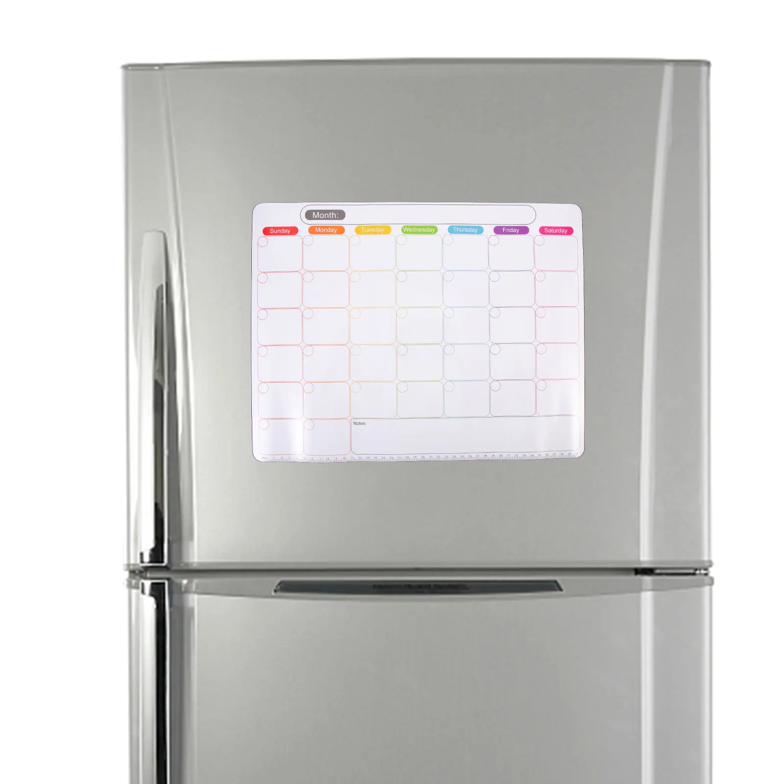 سبورة بيضاء مغناطيسية للحيوانات الأليفة قابلة للإزالة للثلاجة، خزانة حديدية، منظم مكتب، لوحة رسائل محمولة لتزيين المطبخ #3