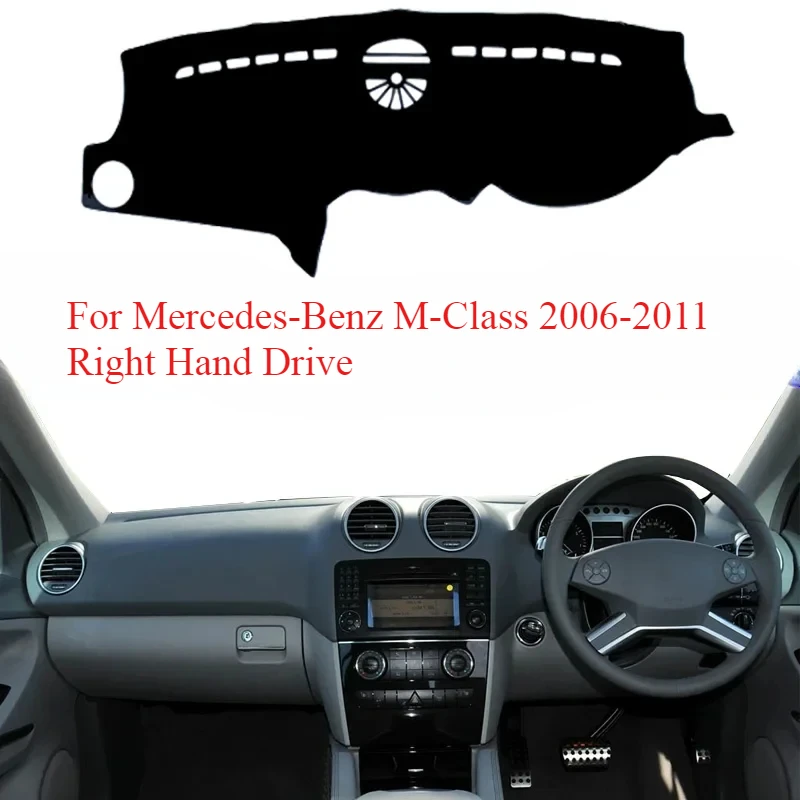 For Mercedes-Benz M-Class 2006 2007 2008 2009 2010 2011 Car Protective Pad Dashboard Cover Silicone Non-Slip Mat Auto Sunshade