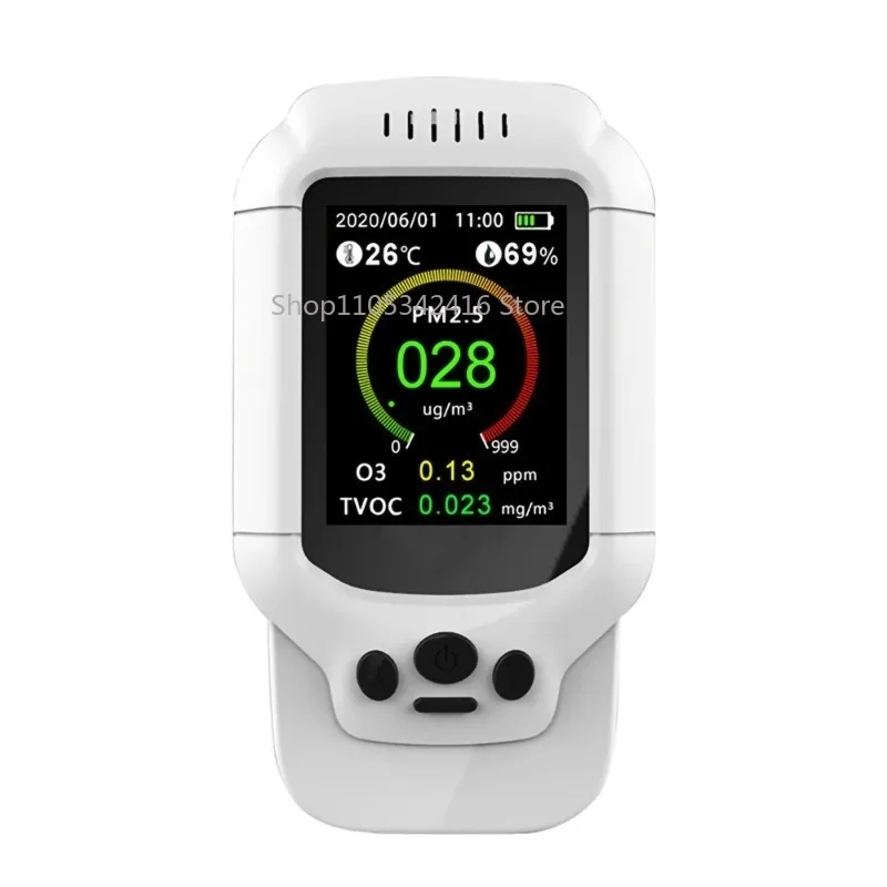 Portable O3 Gas Detector Ozone PM2.5 Meter Indoor Outdoor Air Quality Monitor Analyzer Testing Equipment OEM ODM view 2