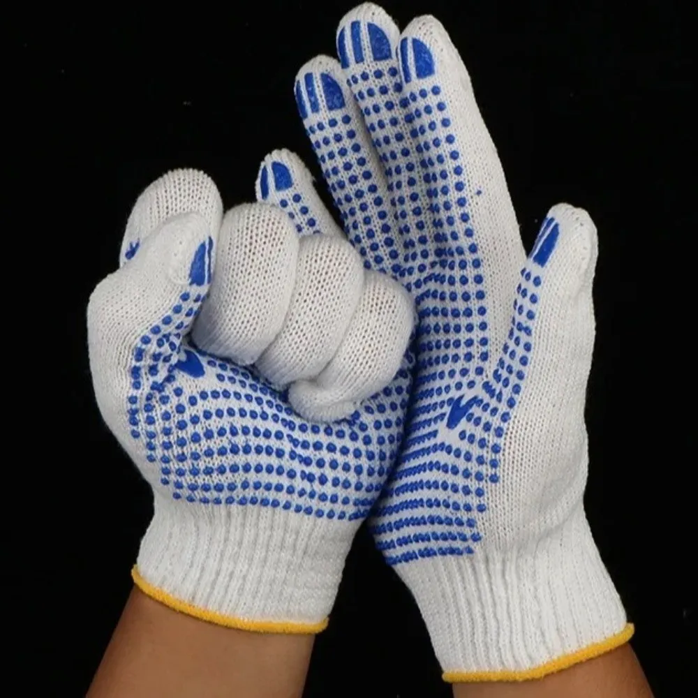 48pcs-24pairs-wear-resistant-work-gloves-thickened-rubber-coated-safety-gloves-cotton-material-comfortable-anti-slip-gloves