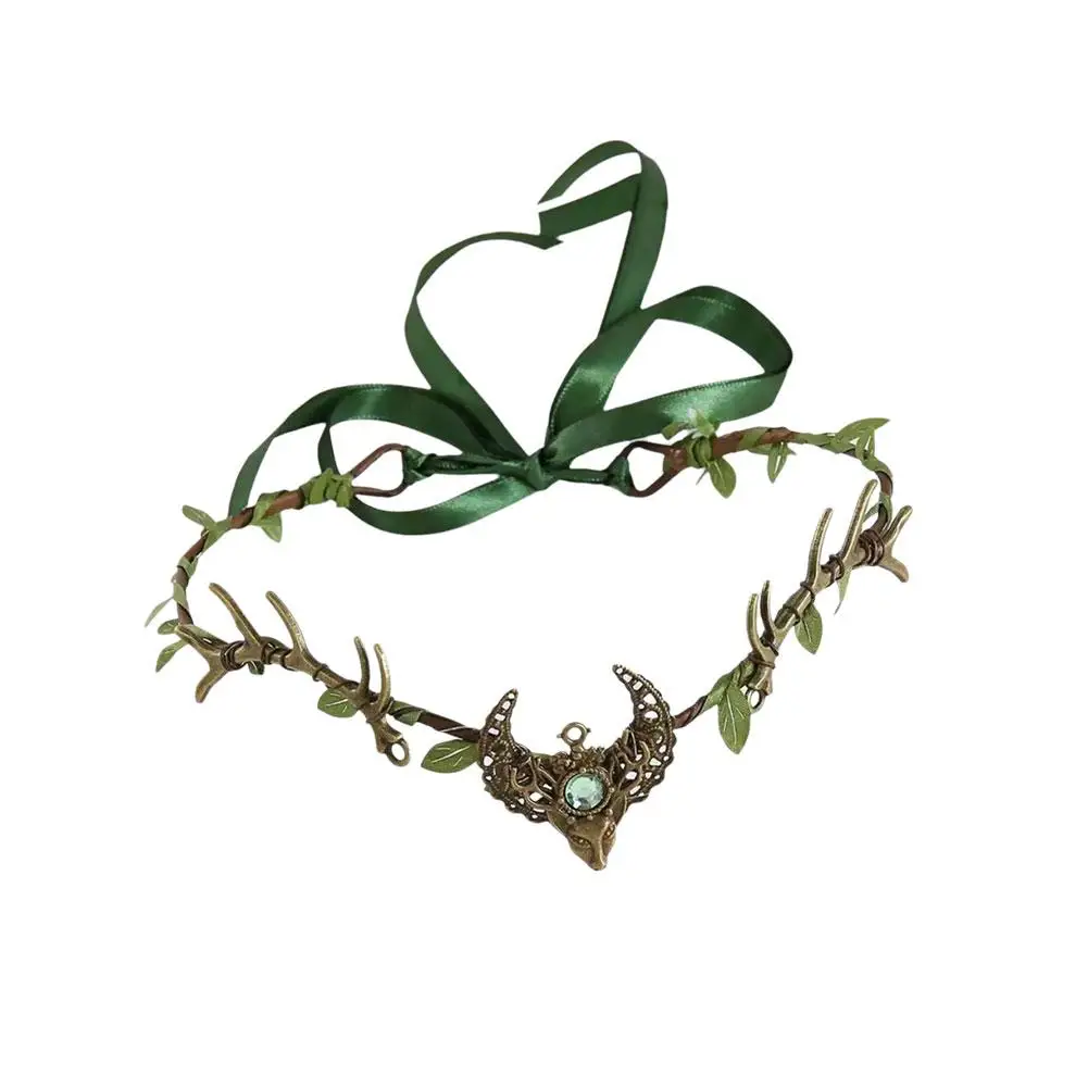 1 stks Elven Crown Elf Tiara Wijnstok Hoofddeksel Fee Heks Diadema Gothic Hoofdband Haar Bos Bruids Bruiloft Accessoires Jurk