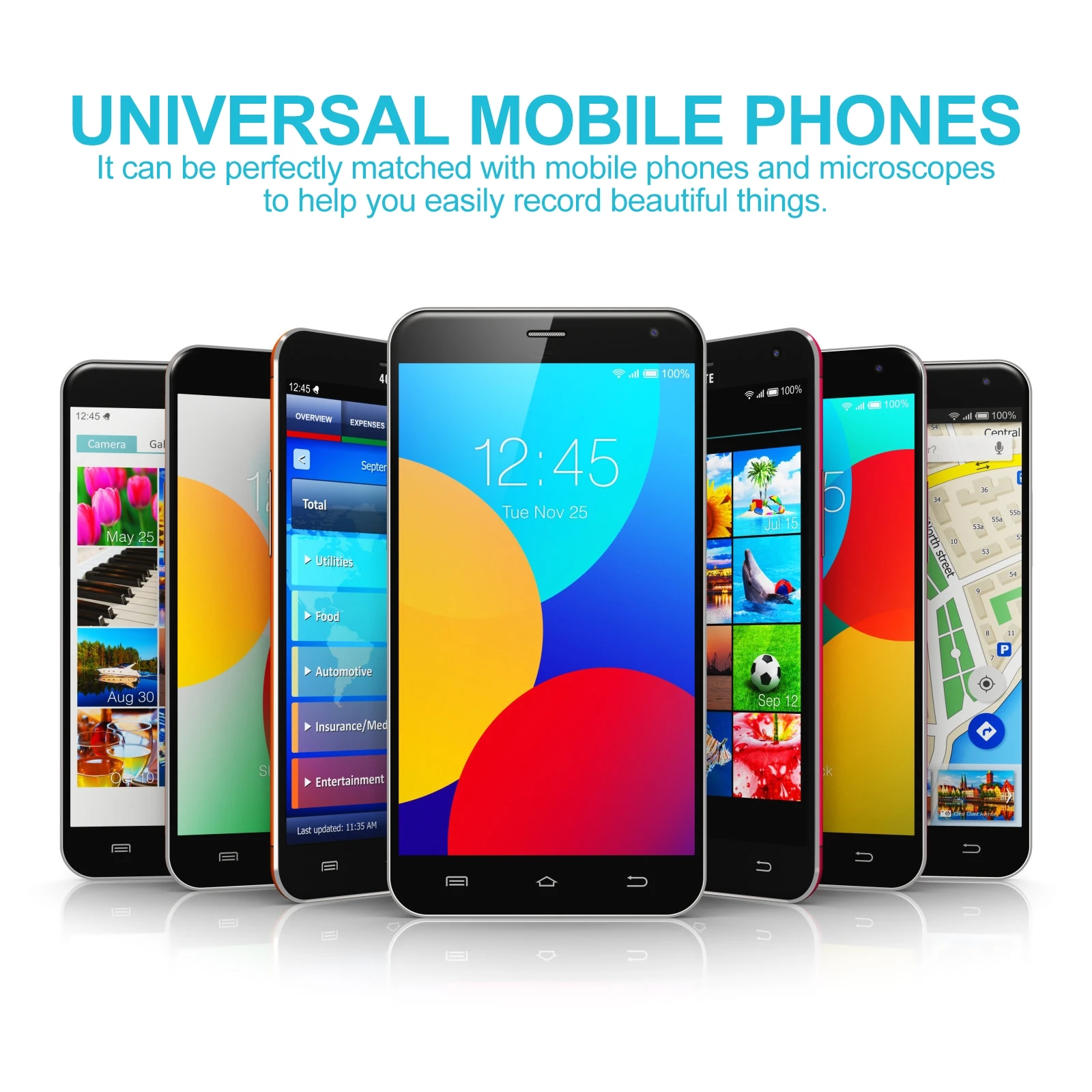 

1pc Telescope Phone Holder For Monocular Spotting Scope Photography Adapter Small Cell Phone Mount Durable Abs