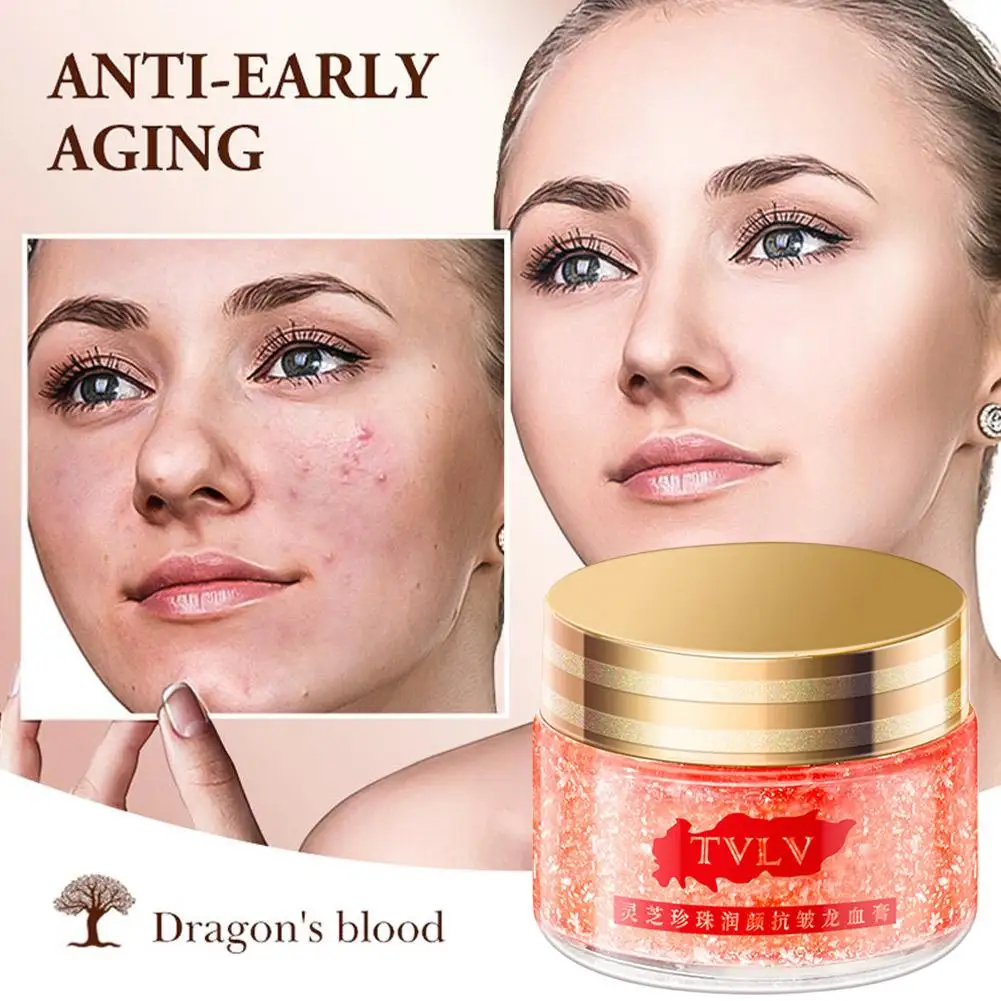 كريم دم التنين للنساء ترطيب اشراق المضادة للتجاعيد كريم وجه طبيعي صقل المسام تحسين الخطوط الدقيقة الجلد S6F5