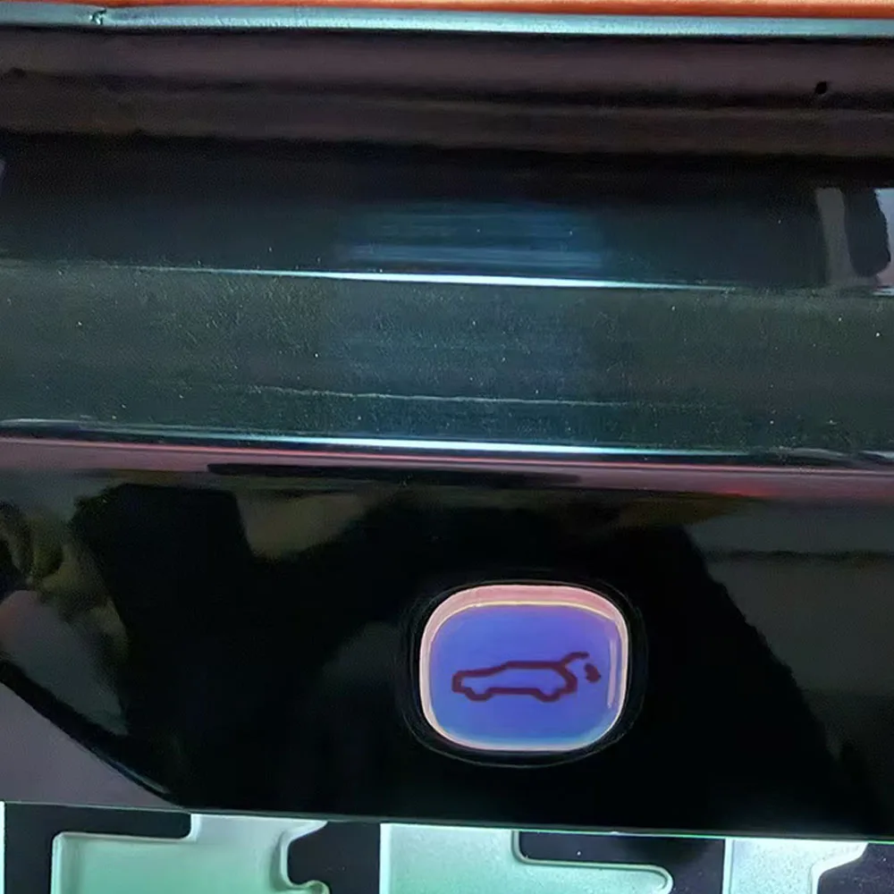 Luminous Trunk Warning Sticker For Xiaomi YU7 2025 2026 Colorful Glow Rear Door Reminder Decal Auto  Accessories