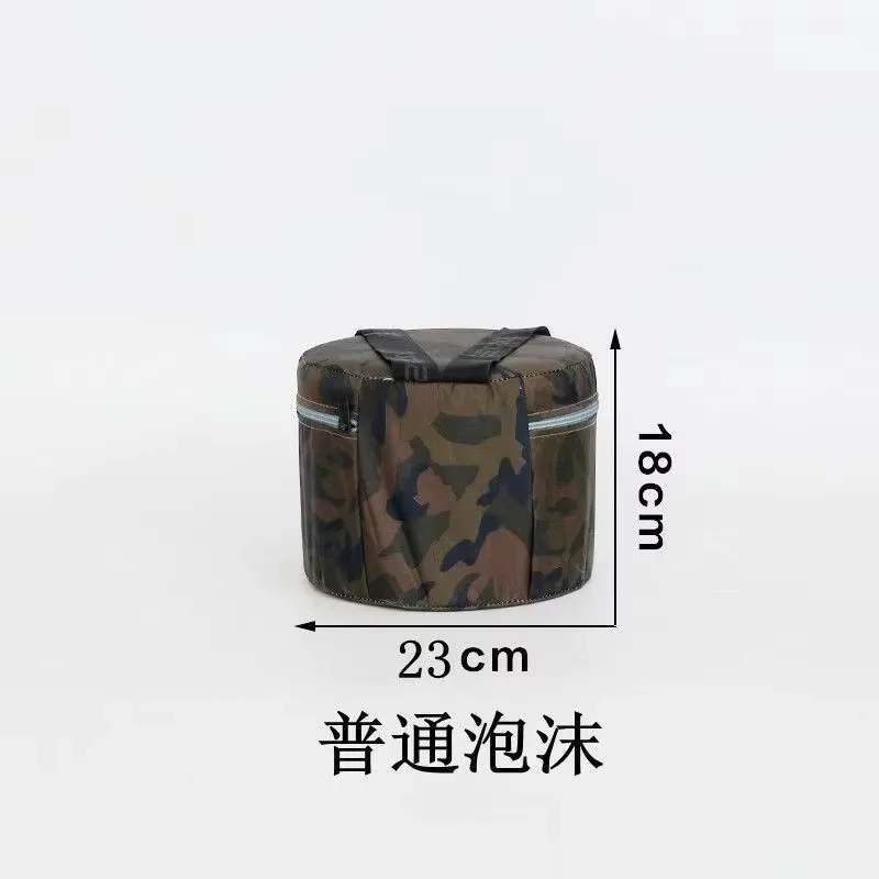 Agricultural EPP Portable Stool, 25cm Seat Height Stool with Removable Pocket Cushion for Farm Gardening Field Working