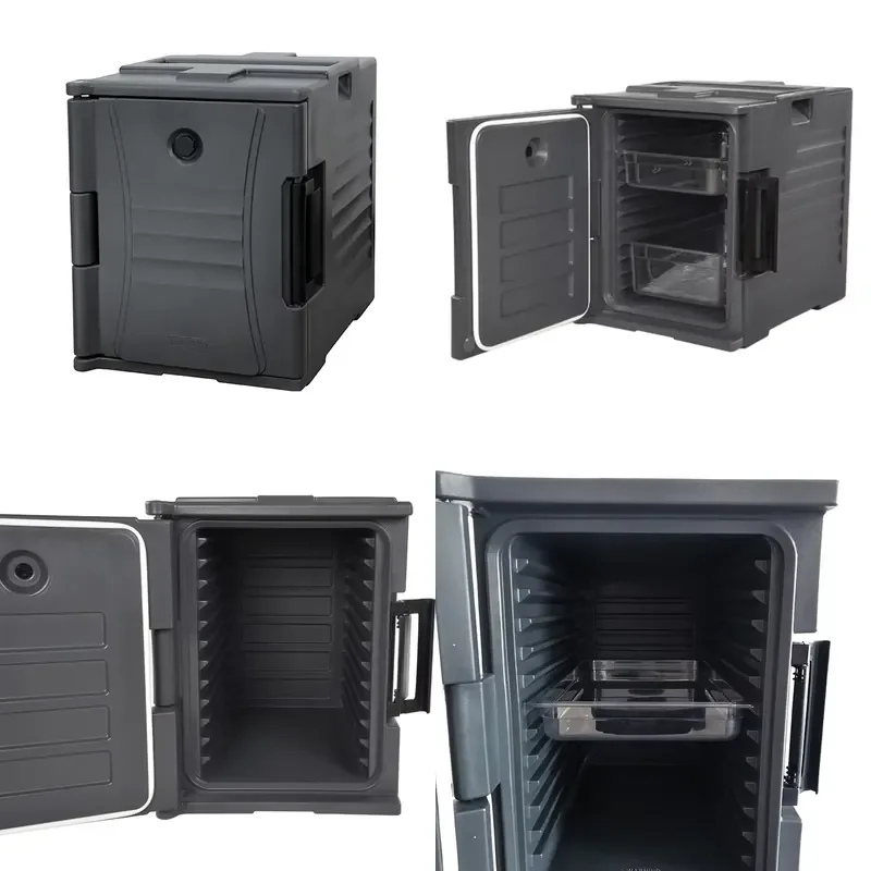 Rotomolded Plastic Insulated Food Carrier Hot Food Container Thermal Storage Box for Catering Delivery Keep Warm