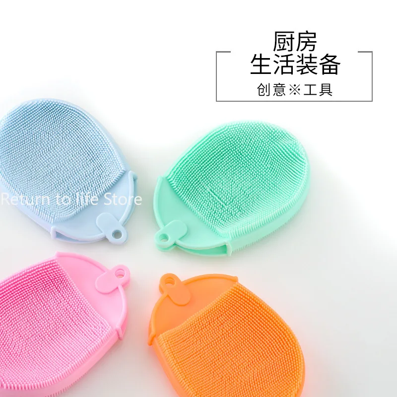 Massage bath towel silicone Skin Clean Silicone Bath Brushes Shower Gloves Bath Scrub Remover Body Exfoliating