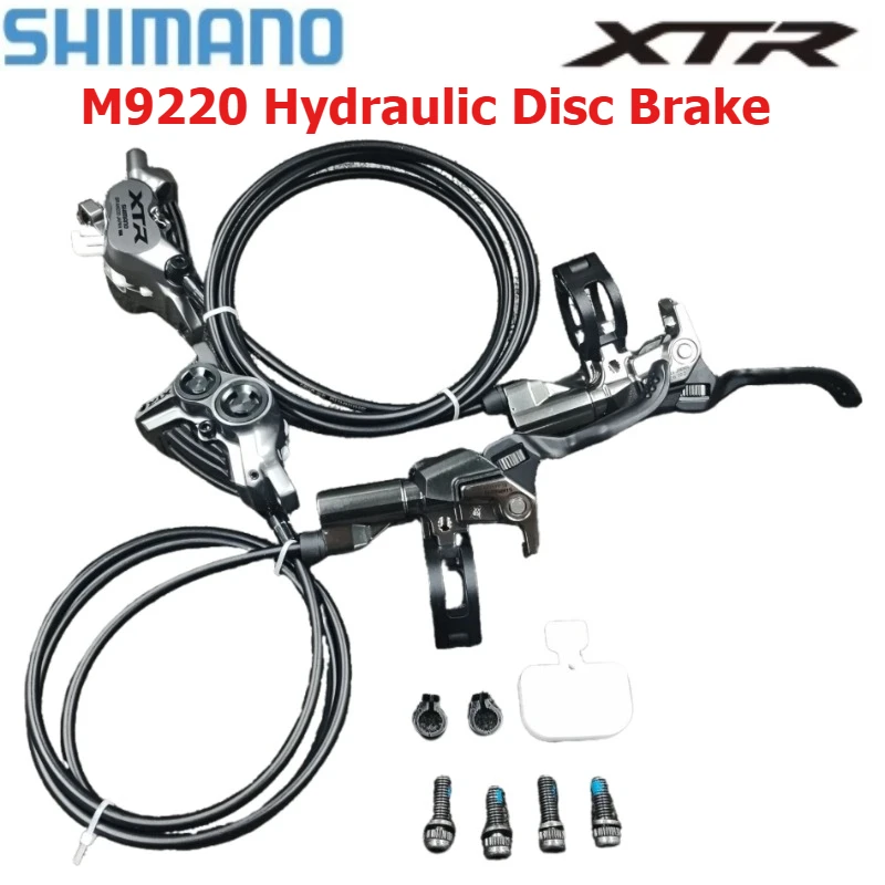 

Гидравлический дисковый тормоз SHIMANO XTR M9220 для горного велосипеда, передний левый 1000 мм / задний правый 1700 мм, с полимерными термоотводящими колодками