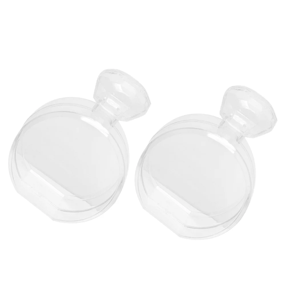 

2Pcs Diamond Storage Box Creative Candy Shape Jewelry Organizer Multifunctional for Rings Earrings Travel Portable Storage