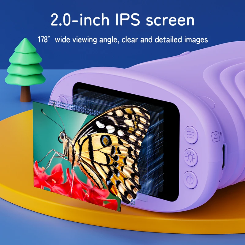 1080P Digital Microscope 1000X Magnification with LED Light Camera for Science Learning Home School Inspection